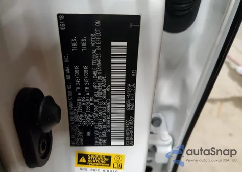 2018 Toyota Highlander Le from USA, damaged, VIN 5TDBZRFHXJS886973